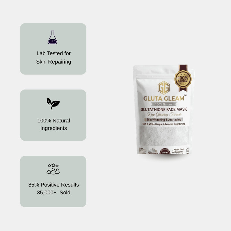 Gluta Gleam Glutathione Face Mask